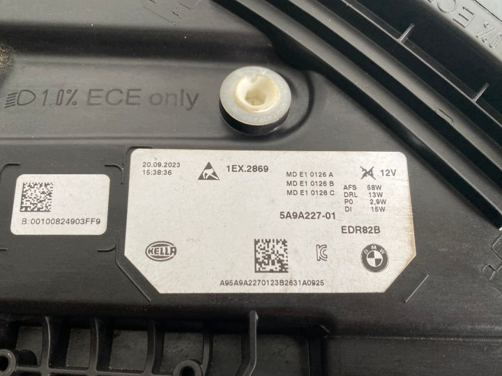 Frontscheinwerfer BMW X1 5A9A227 LED Links Scheinwerfer Headlight SCH9609160991ri
