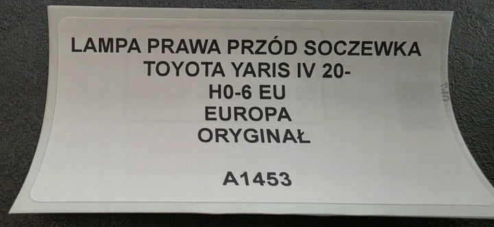 Frontscheinwerfer Toyota Yaris K0-6EU Rechts Scheinwerfer Headlight SCH9610991487uq