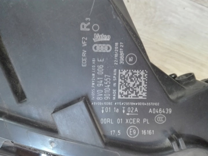 Frontscheinwerfer Audi A3 8V0941006E Xenon Rechts Scheinwerfer Headlight SCH9621881660ow