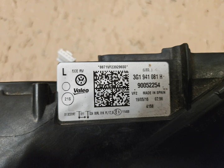 Frontscheinwerfer VW Passat B8 3G1941081H Links Scheinwerfer Headlight SCH9685285537hc