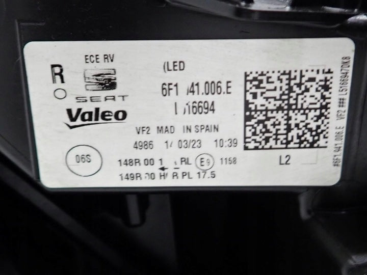 Frontscheinwerfer Seat Ibiza I V 6F1941006E LED Rechts Scheinwerfer Headlight SCH9721871693cg