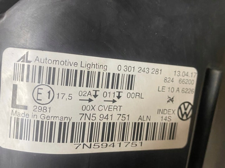 Frontscheinwerfer Seat Alhambra 7N5941751 Xenon Links Scheinwerfer Headlight SCH9825013001hd
