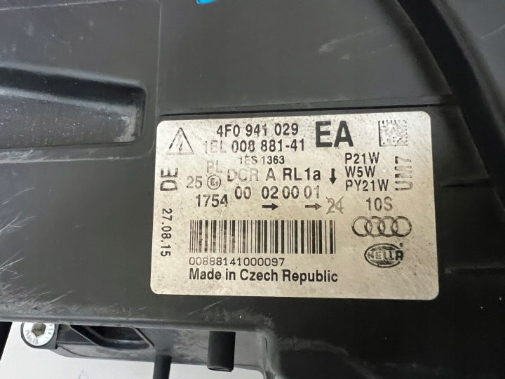 Frontscheinwerfer Audi A6 C6 4F0941029EA 1EL00888141 Xenon Links Headlight SCH9830090458fl