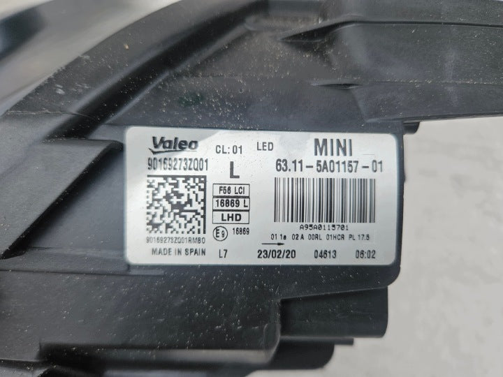 Frontscheinwerfer Mini F56 F55 5A01157-01 Links Scheinwerfer Headlight SCH9850618019cc