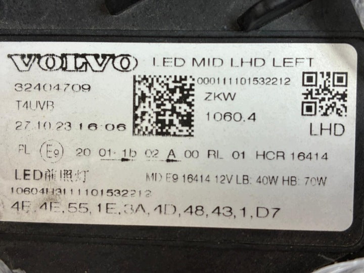 Frontscheinwerfer Volvo Xc60 II 32404709 Full LED Links Scheinwerfer Headlight SCH9854089696th