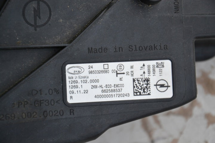 Frontscheinwerfer Opel Astra L 9850326680 LED Ein Satz Scheinwerfer Headlight SCH9857678676ms