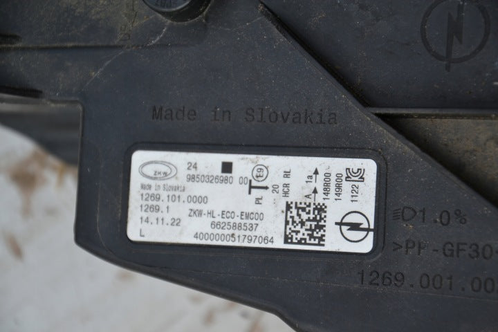 Frontscheinwerfer Opel Astra L 9850326680 LED Ein Satz Scheinwerfer Headlight SCH9857678676ms