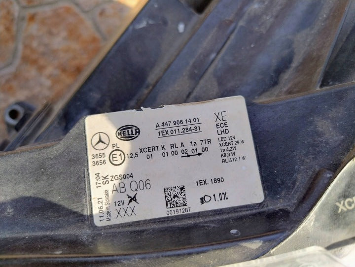 Frontscheinwerfer Mercedes-Benz W447 A4479061401 Full LED Links Headlight SCH9867840612qs