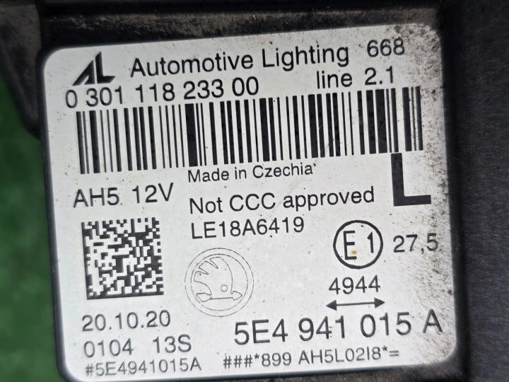 Frontscheinwerfer Skoda Octavia I 5E4941015A LED Links Scheinwerfer Headlight SCH9882093908bl
