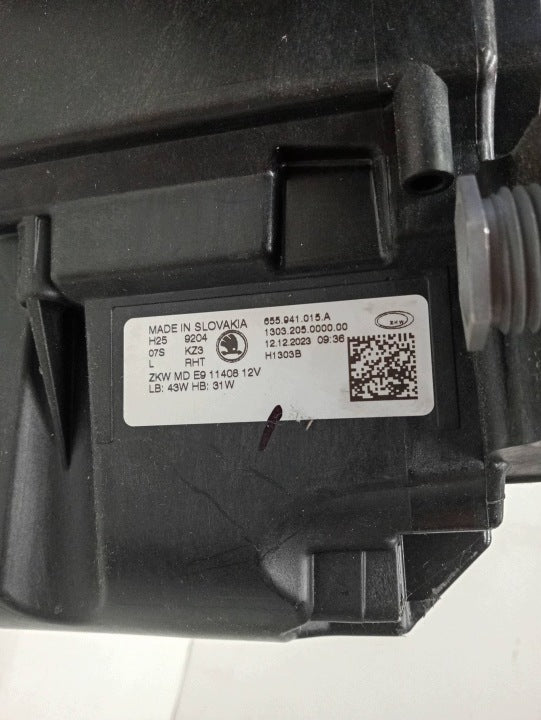 Frontscheinwerfer Skoda Scala 655941015A Links Scheinwerfer Headlight SCH9882454223gf