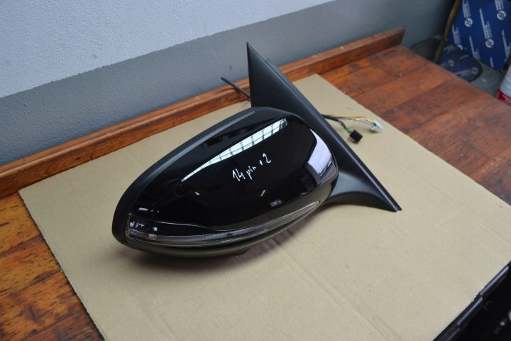 Außenspiegel Mercedes-Benz W205 A2058104405 Elektrisch 14Pin Ein Satz Schwarz SSP5663117897ao