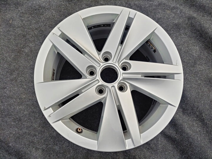 1x Alufelge 16 Zoll 7.0" 5x112 48ET Glanz Silber 5H0601025 VW Golf Viii FEL9151459243mw
