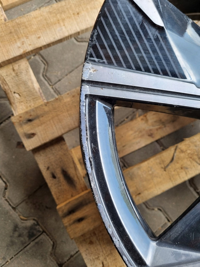 1x Alufelge 20 Zoll 8.5" 5x108 45ET Glanz Schwarz 9837449277 Peugeot 508