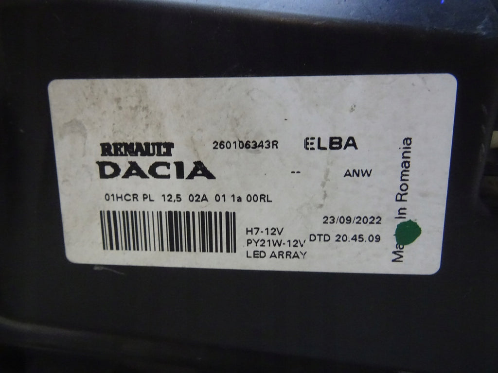 Frontscheinwerfer Dacia Sandero III 260106343R LED Rechts Scheinwerfer Headlight