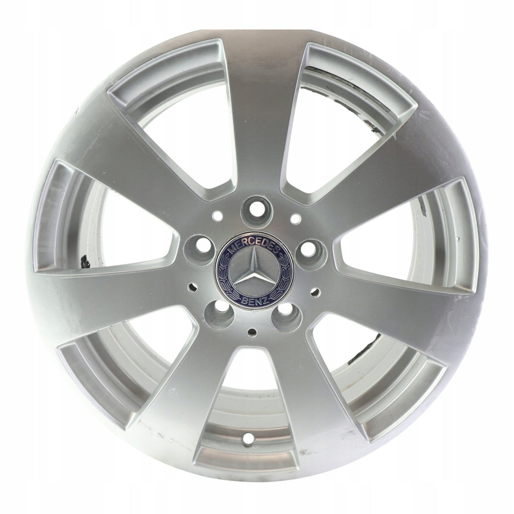 1x Alufelge 15 Zoll 7.0" 5x112 43ET Glanz Silber A2044011102 Mercedes-Benz W204 FEL7239980420he