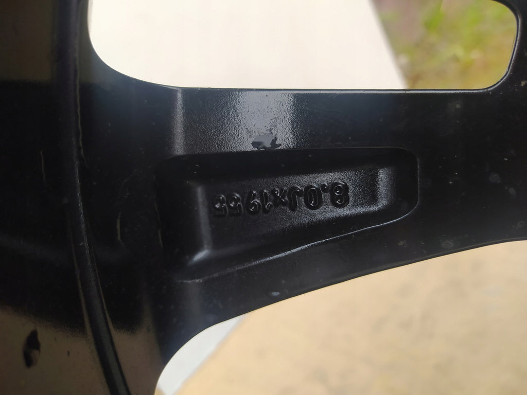 1x Alufelge 19 Zoll 8.0" 5x114.3 55ET Glanz Silber 52910-S0100 Hyundai Rim Wheel