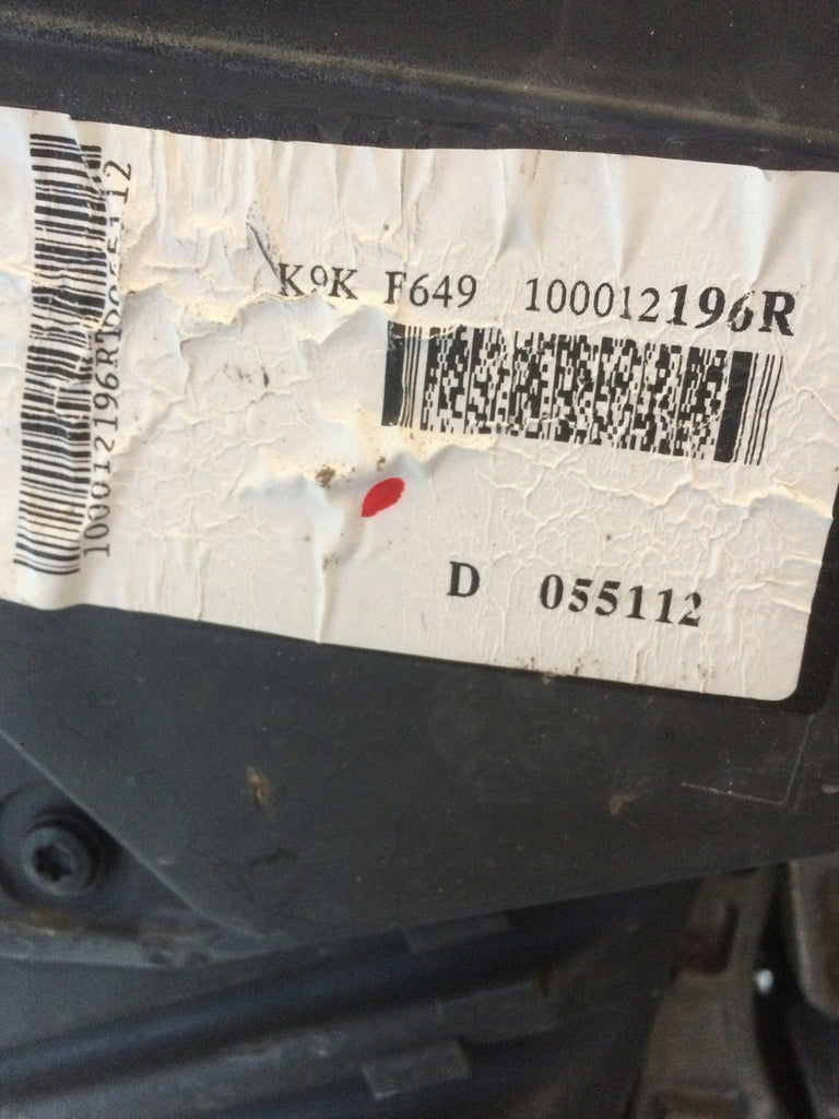 Motor Renault Kadjar F649 1.5 DCI 110PS 20TKm 2018 Diesel Engine Komplett