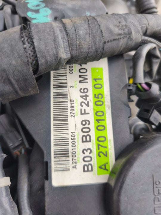 Motor Mercedes-Benz W246 270910 1.6 CGI 118TKm 2012 Benzin Engine Komplett MOT4068595028aw