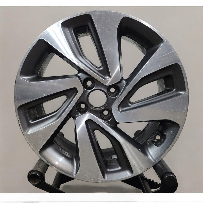 1x Alufelge 17 Zoll 6.5" 4x100 43ET Glanz Silber 52910-1W850 Kia Rim Wheel