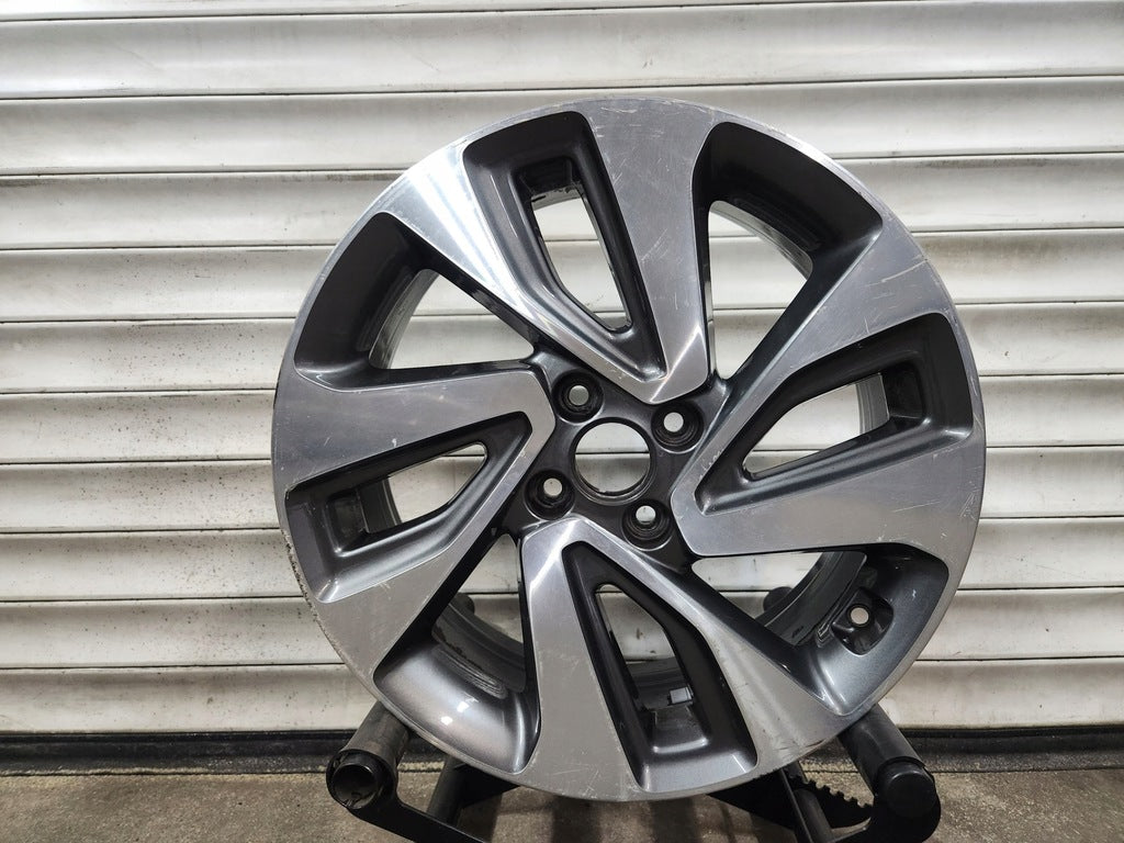 1x Alufelge 17 Zoll 6.5" 4x100 43ET Glanz Silber 52910-1W850 Kia Rim Wheel FEL6359875704wn