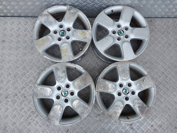 4x Alufelge 17 Zoll 7.0" 5x112 50ET 1Z0601025N Skoda Octavia Ii Rim Wheel FEL9166622338gb