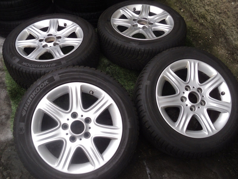 4x Alufelge 16 Zoll 7.0" 5x120 40ET Glanz Weiß 6796201 BMW E36 Rim Wheel FEL1691490200at