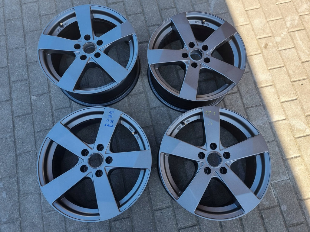 4x Alufelge 17 Zoll 7.5" 5x112 35ET Graphit TTD78GA35 Audi I Rim Wheel FEL9761488596tp