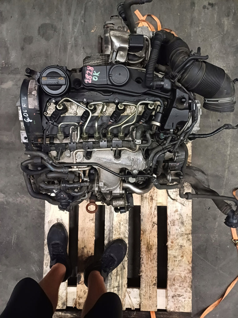 Motor VW Passat CBD 2.0 TDI 110PS 81kW 146TKm 2009 Diesel Engine Komplett
