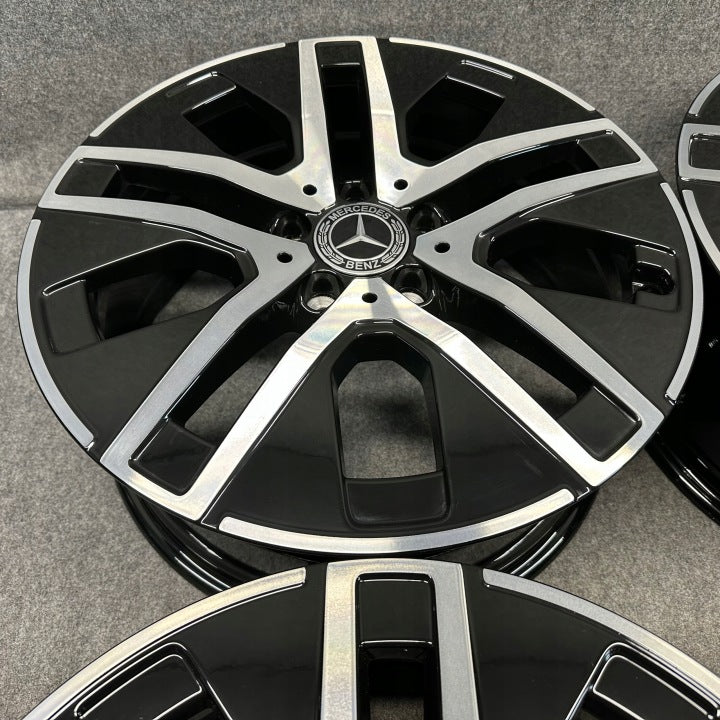 4x Alufelge 18 Zoll 7.5" 5x112 53ET Glanz Schwarz A2474012700 Mercedes-Benz Gla FEL2683057306tj