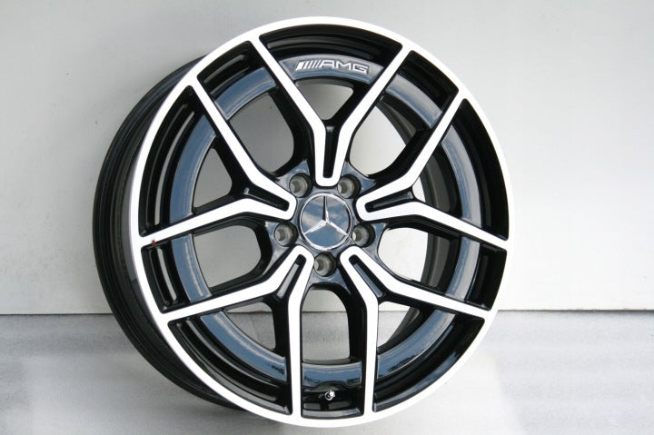 4x Alufelge 19 Zoll 8.0" 5x112 43ET Glanz Schwarz A2134016500 Mercedes-Benz W213 FEL1845855098bf
