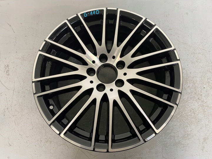 1x Alufelge 18 Zoll 7.5" 5x112 40ET Glanz Schwarz A2064014900 Mercedes-Benz W206 FEL8332305638xu