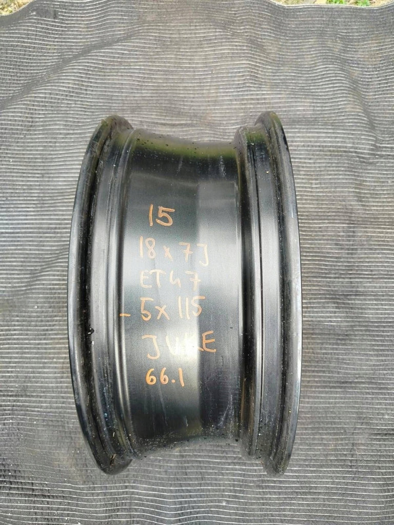 1x Alufelge 18 Zoll 7.0" 5x114.3 47ET Schwarz 40300BV80C Nissan Juke F15 FEL8722557243kd