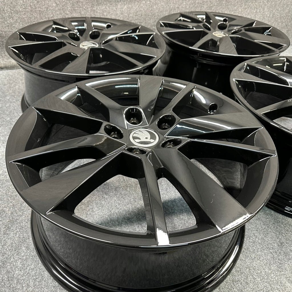 4x Alufelge 17 Zoll 7.0" 5x112 49ET 5E0601025CC Skoda Octavia Iii Rim Wheel FEL8817517484gb