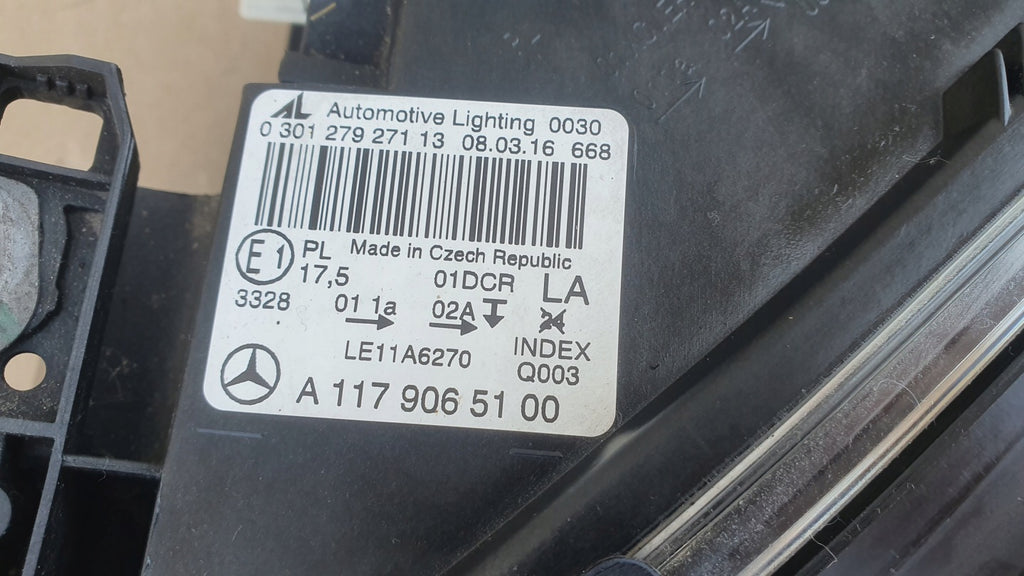 Frontscheinwerfer Mercedes-Benz Cla A1179065100 Xenon Links Headlight SCH6078405947yf