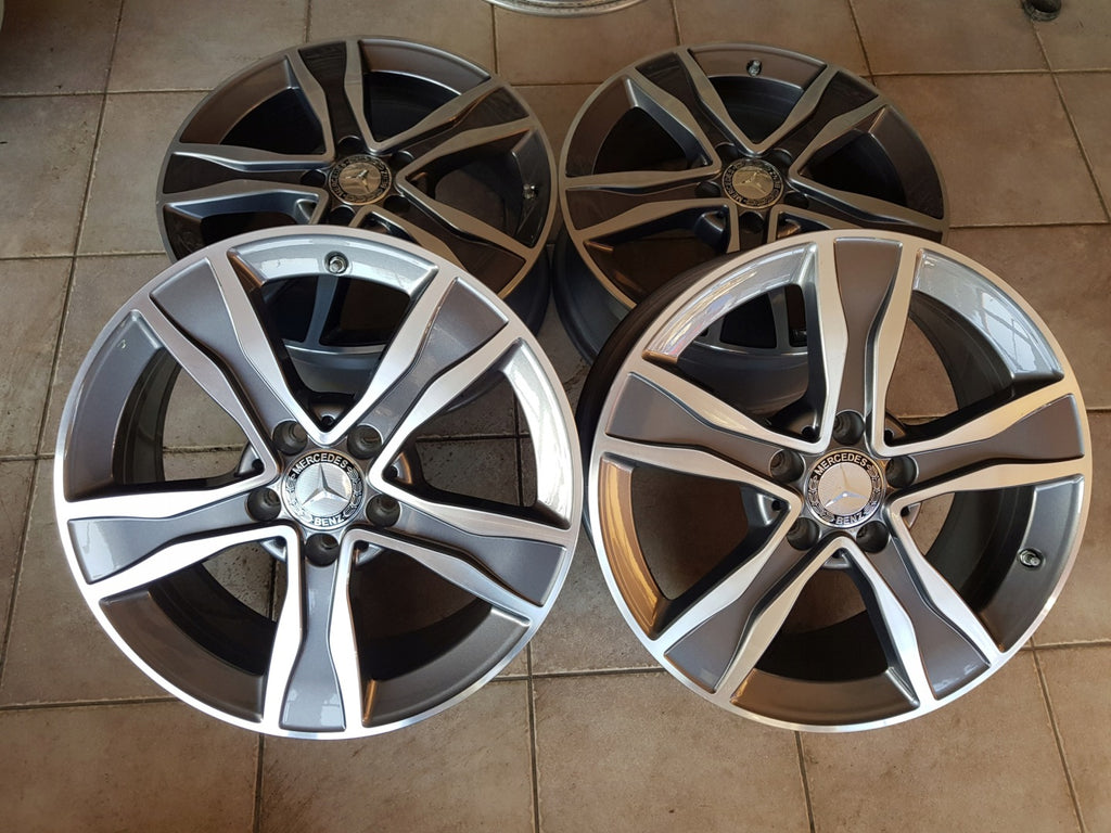 4x Alufelge 17 Zoll 7.0" 5x112 48 5ET A2054010800 Mercedes-Benz W205 Rim Wheel FEL7069109617te