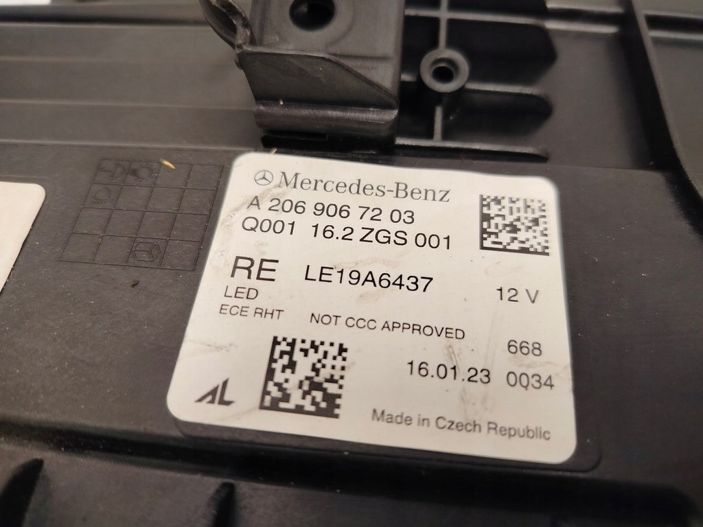 Frontscheinwerfer Mercedes-Benz W206 A2069067203 Full LED Rechts Headlight SCH2745976884xo