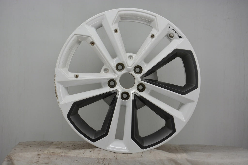 1x Alufelge 19 Zoll 8.0" 5x112 45ET Weiß 81A601025AF Audi Rim Wheel FEL9929503219ox