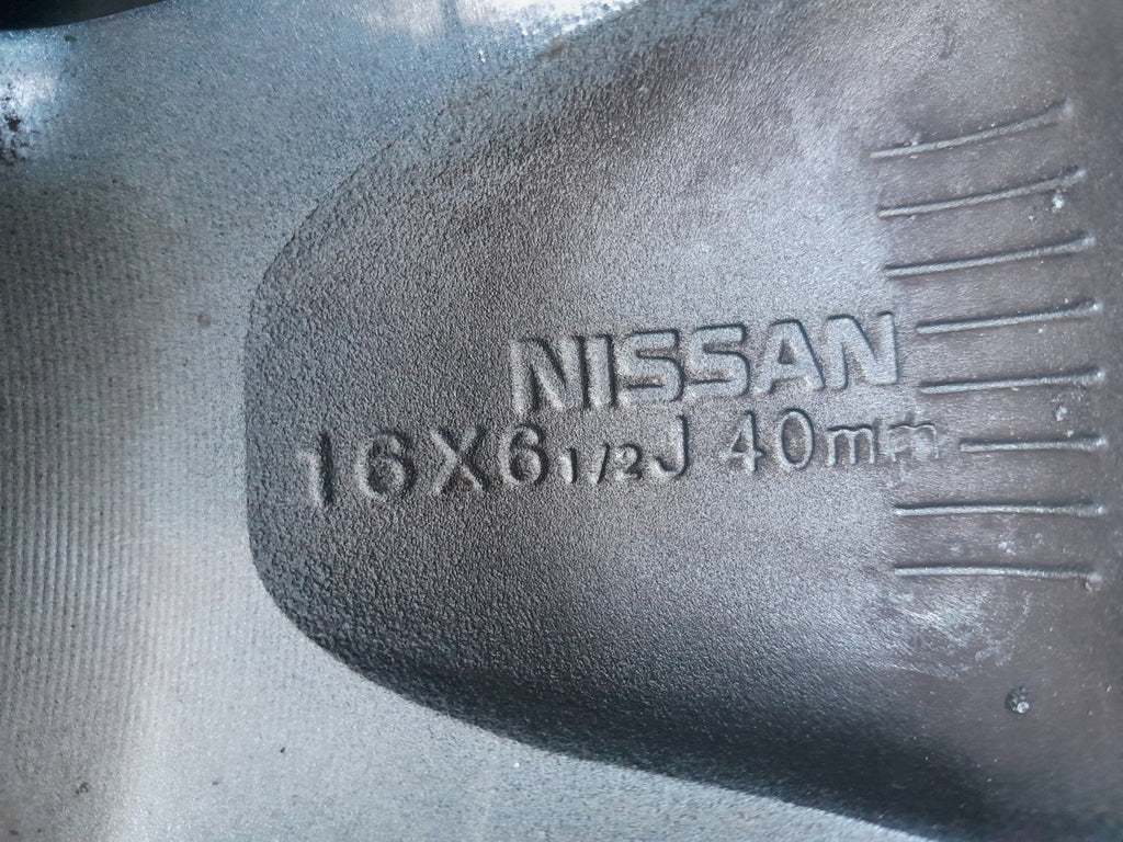1x Alufelge 16 Zoll 6.5" 5x114.3 40ET Glanz Schwarz Nissan Qashqai I Primera P12 FEL5723140038te