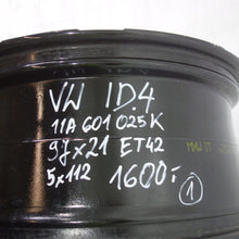 Load image into Gallery viewer, 1x Alufelge 21 Zoll 9.0" 5x112 42ET Glanz Schwarz 11A601025K VW Id.4 Rim Wheel FEL7899610794ax