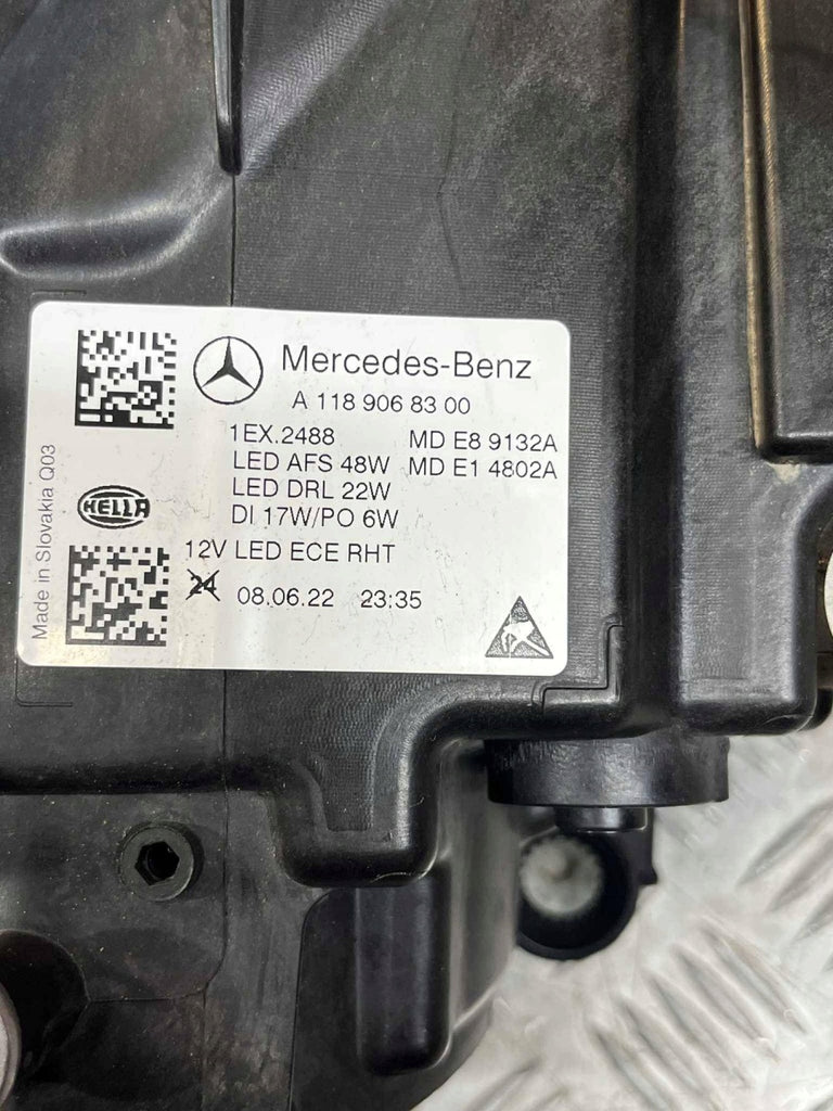 Frontscheinwerfer Mercedes-Benz Cla X118 C118 A1189068300 LED Links Headlight SCH3887980276lt