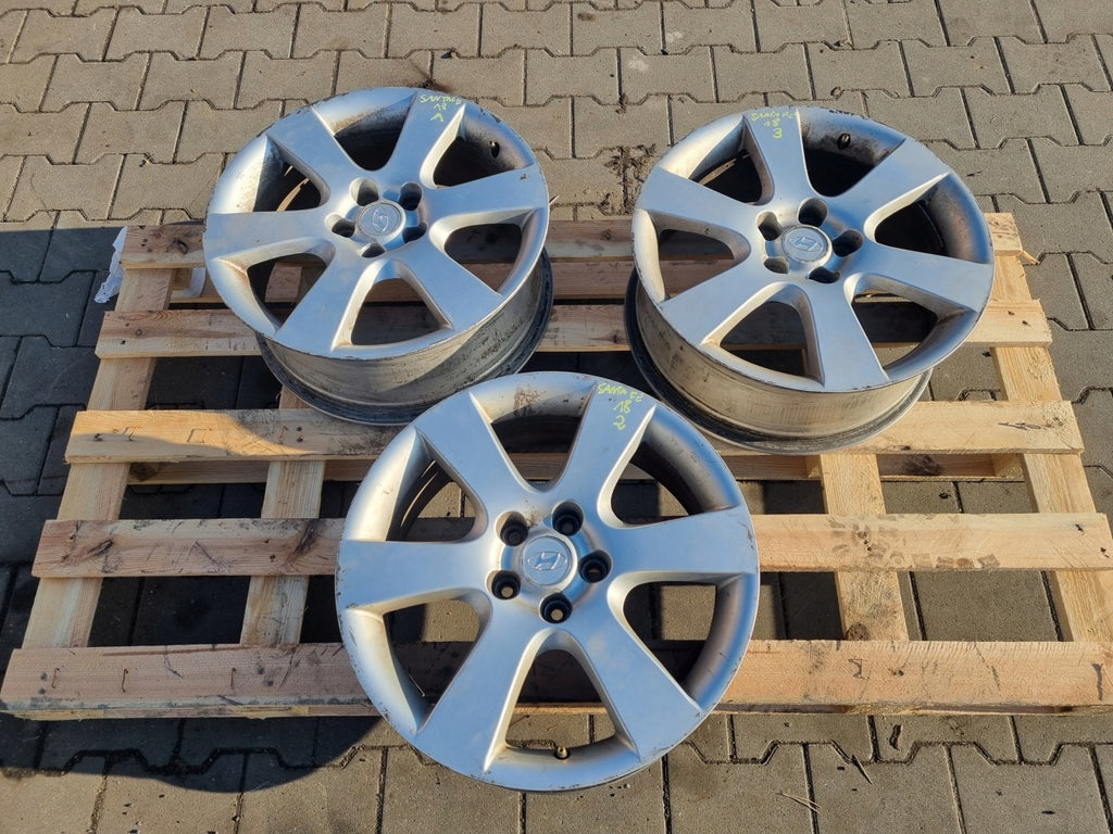 1x Alufelge 18 Zoll 7.0" 5x114.3 41ET 52910-2B180 Hyundai Santa Fe Rim Wheel FEL7932911091de