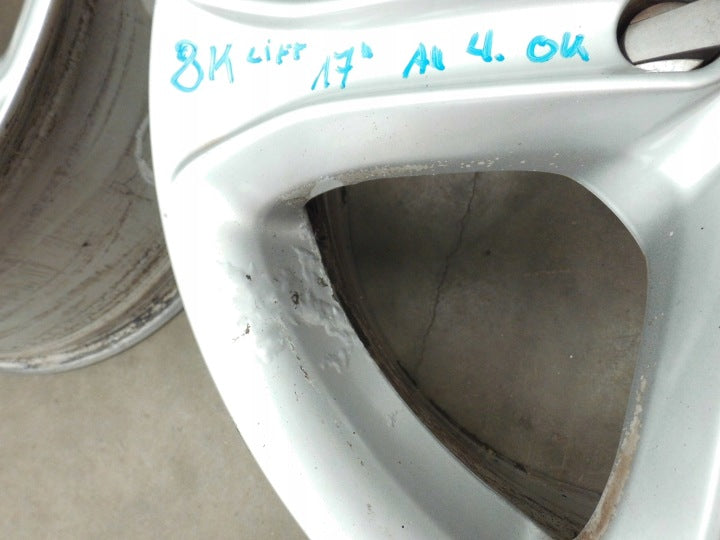 4x Alufelge 17 Zoll 7.5" 5x112 8K0601025BK Audi C6 A4 B8 Rim Wheel FEL7754779382jp