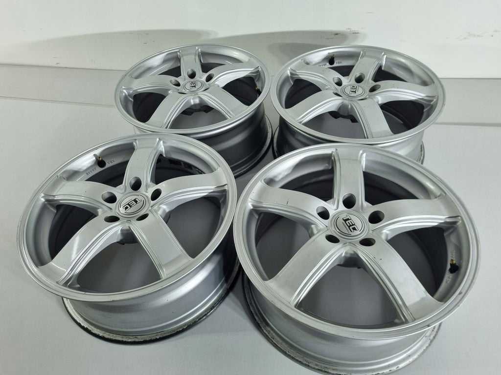 4x Alufelge 17 Zoll 7.5" 5x112 38ET Glanz Silber Audi Rim Wheel FEL9627765818vy