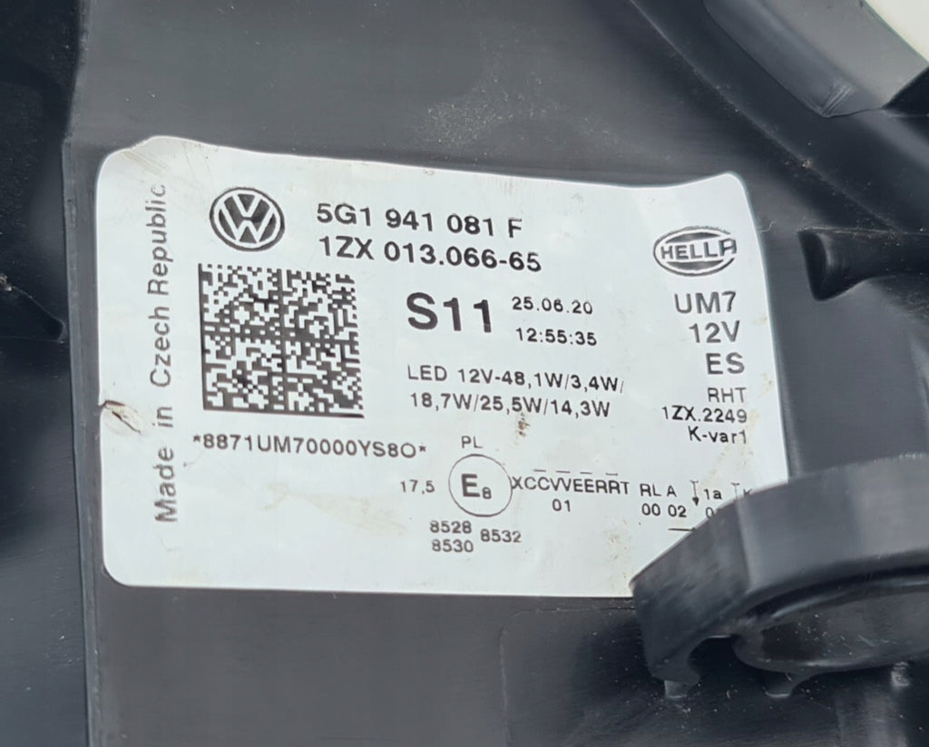 Frontscheinwerfer VW Golf VII 5g1 5G1941081F LED Links Scheinwerfer Headlight SCH4338600283ef