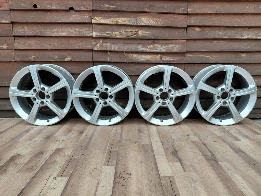 4x Alufelge 17 Zoll 6.5" 5x112 44ET Glanz Silber A1774011200 Mercedes-Benz FEL5164992875qr