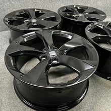 Load image into Gallery viewer, 4x Alufelge 18 Zoll 7.5" 5x112 46ET Glanz Schwarz 5FA601025B Seat Leon Rim Wheel FEL4205853868cn