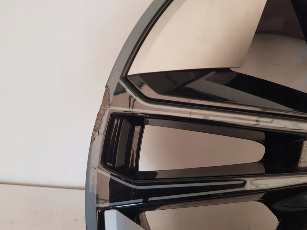 1x Alufelge 21 Zoll 9.5" 5x130 60ET Glanz Schwarz 4J3601025L Audi E Tron FEL5677203415gw