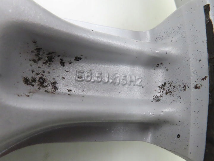 4x Alufelge 15 Zoll 6.5" 5x100 40ET Silber KBA45418 Seat Leon Golf IV Polo FEL9321970990yy