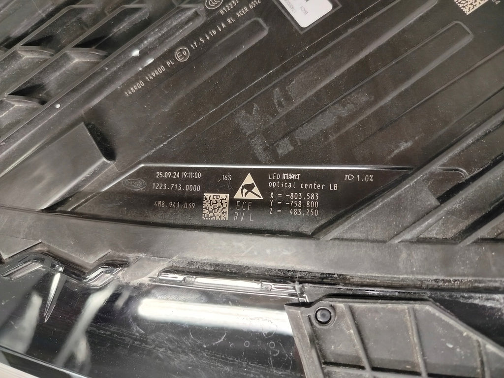 Frontscheinwerfer Audi Q8 4M8941039 Full LED Links Scheinwerfer Headlight SCH6693322566tk