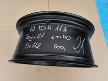 Laden Sie das Bild in den Galerie-Viewer, 1x Alufelge 21 Zoll 8.5" 5x112 40ET Glanz Schwarz 11A601025B VW Rim Wheel FEL6633605861hv